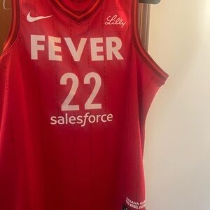 Nike Indiana Fever Rebel Edition Jersey - Red and White